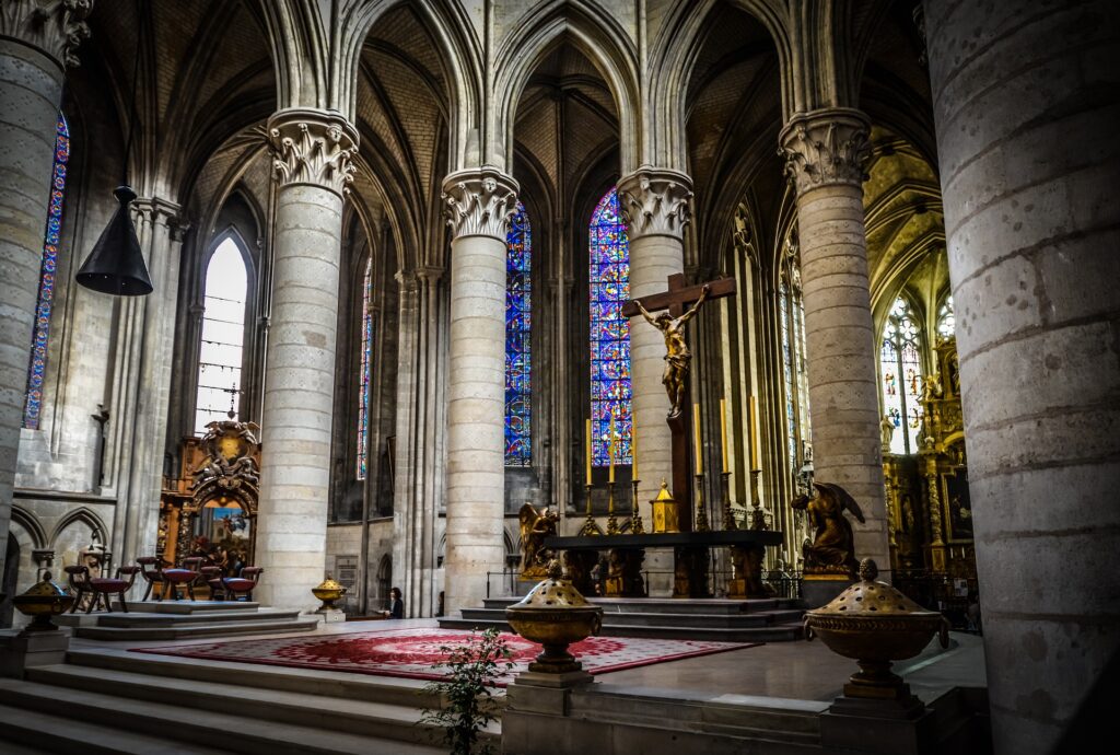 interno della Cattedrale di Rouen, zona absidale