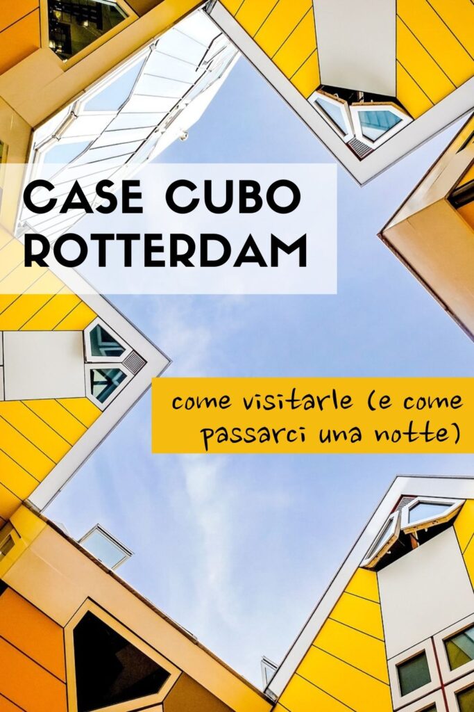 visitare le case cubo di rotterdam