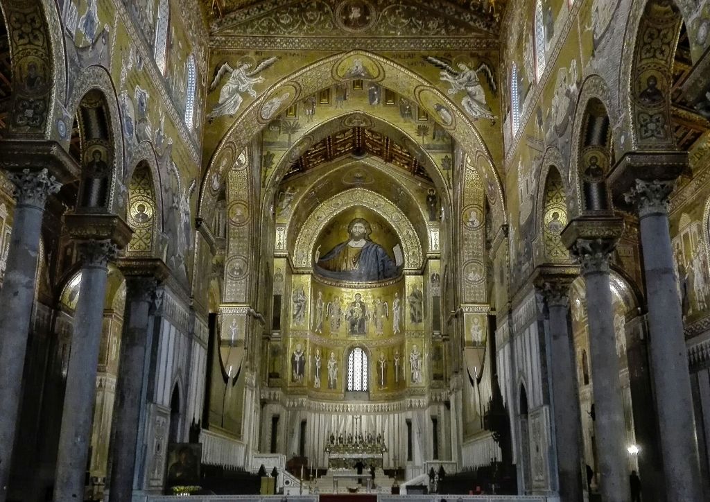 interno del duomo di monreale