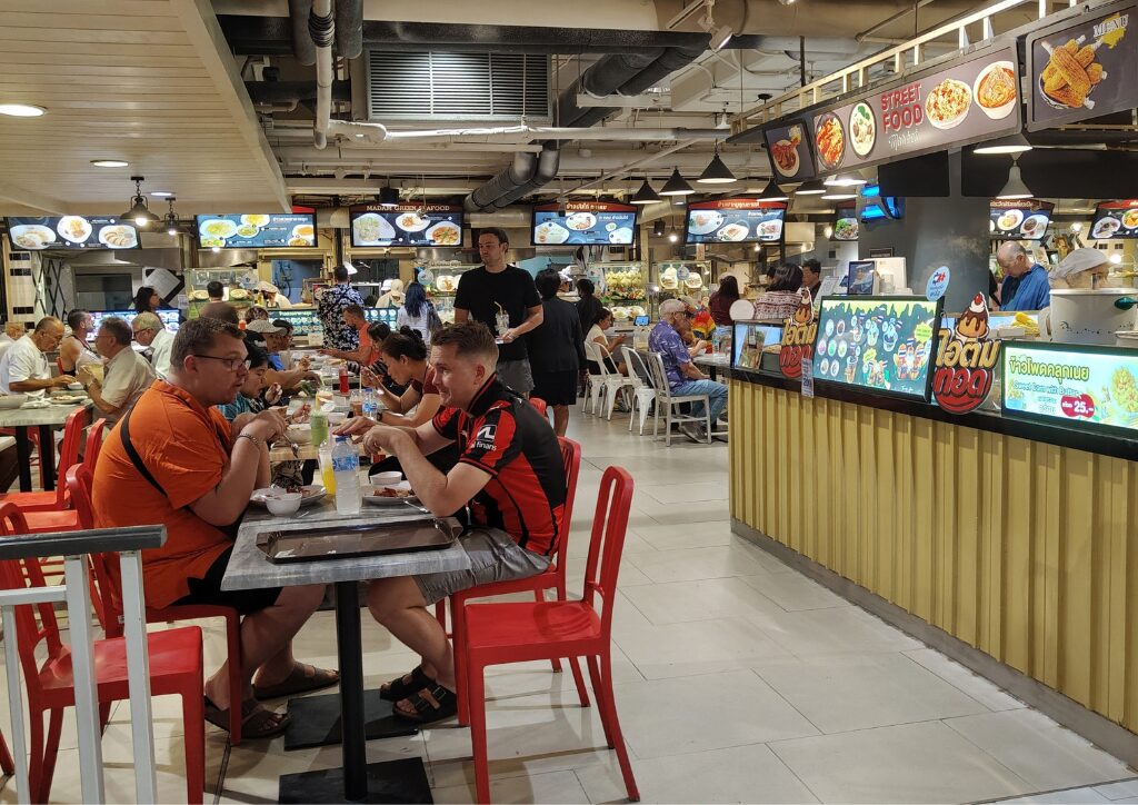 food court in un centro commerciale in Thailandia